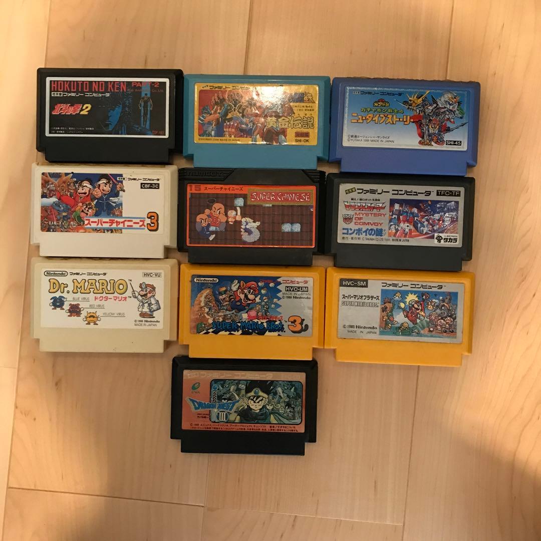 出品金額仮 ファミコンカセット 約25本 バラ売り可　一部取説あり
