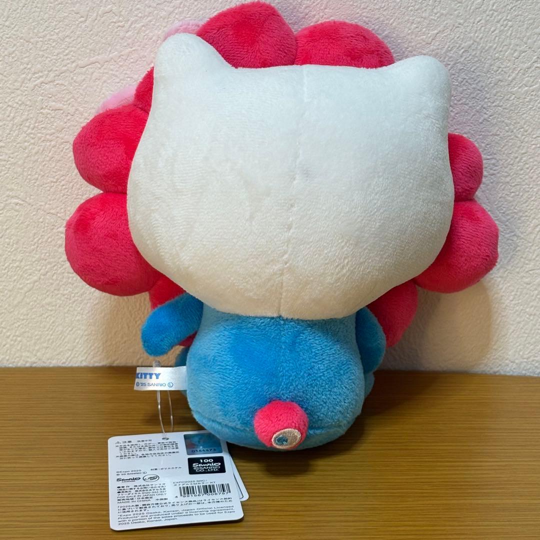 ミャクミャク キティちゃん 万博会場限定 ぬいぐるみ M 完売商品