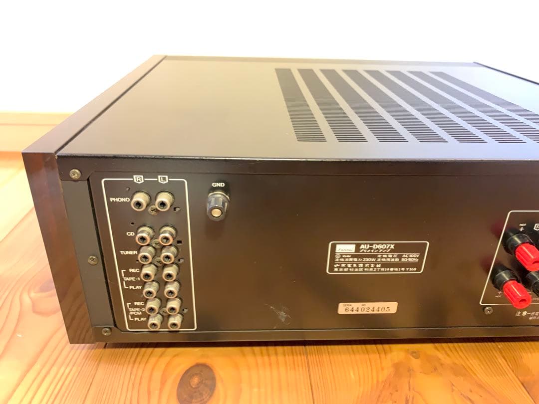 最終価格 sansui AU-D607X サンスイ 山水 プリメインアンプ - メルカリ