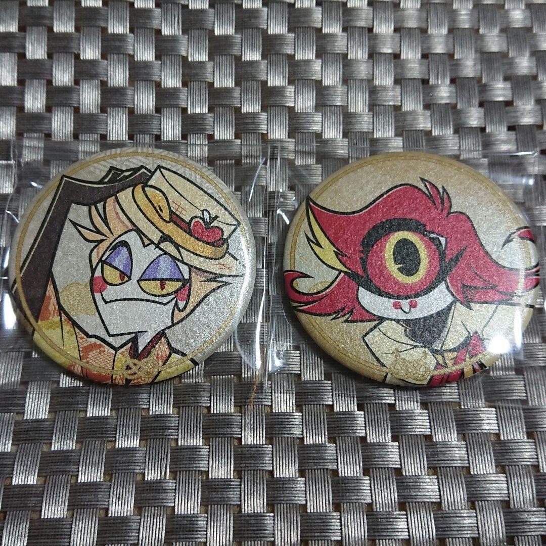 ハズビンホテル 和服 缶バッジ ルシファー ニフティ - メルカリ