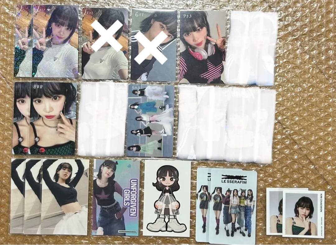 LE SSERAFIM unforgiven jp トレカ チェウォン まとめ売 - メルカリ