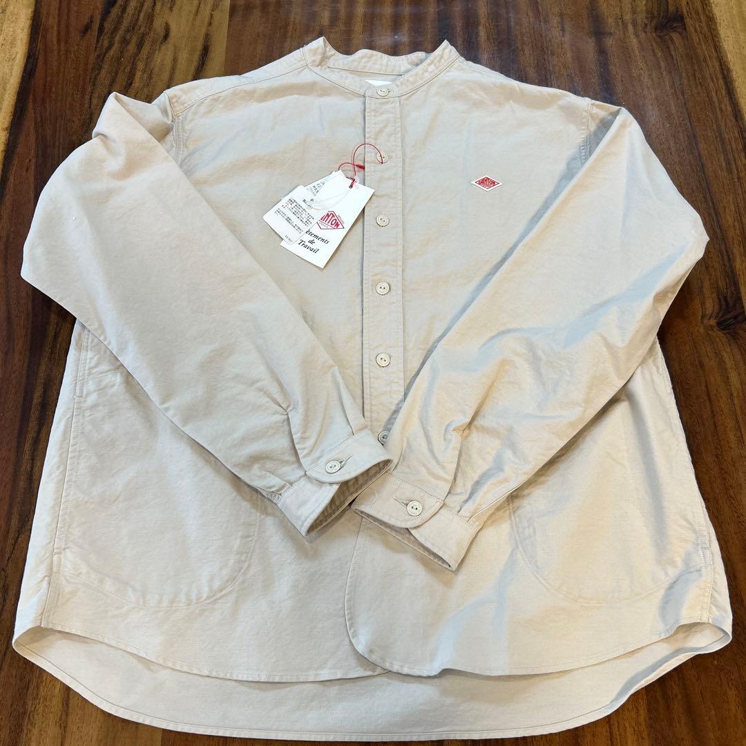 DANTON/ダントン 新品タグ付き☆バンドカラーシャツロングスリーブ 38