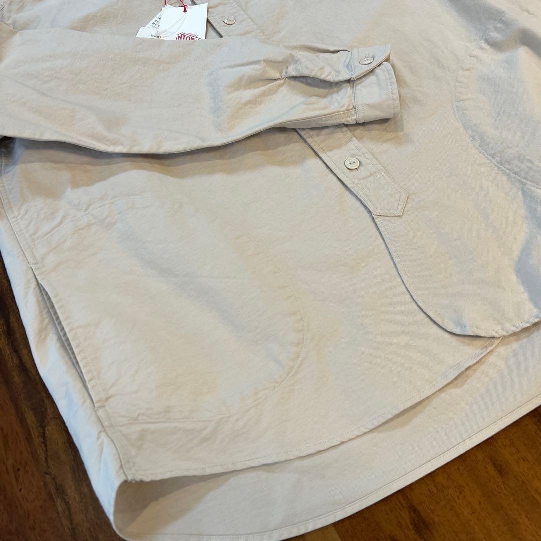DANTON/ダントン 新品タグ付き☆バンドカラーシャツロングスリーブ 38