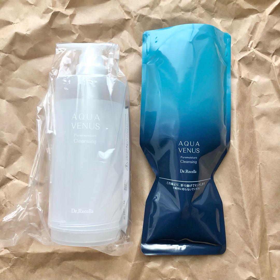 ドクターリセラ アクアヴィーナス クレンジングジェル 500g 専用ボトル