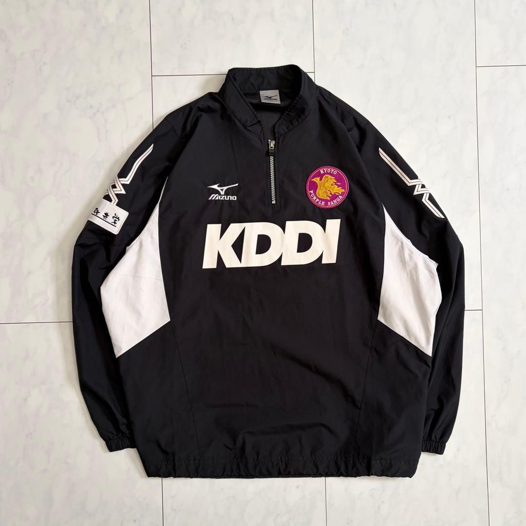 非売品】ミズノ ナイロンジャケット 選手支給品 京都パープルサンガ