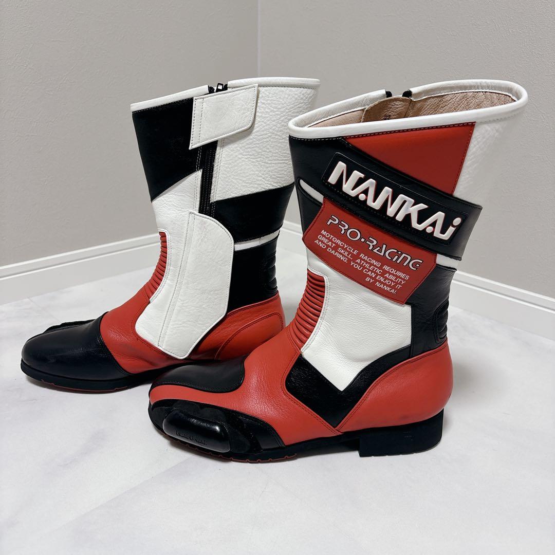 NANKAI 南海部品 本革レーシングブーツ 27cm 極美品 - メルカリ