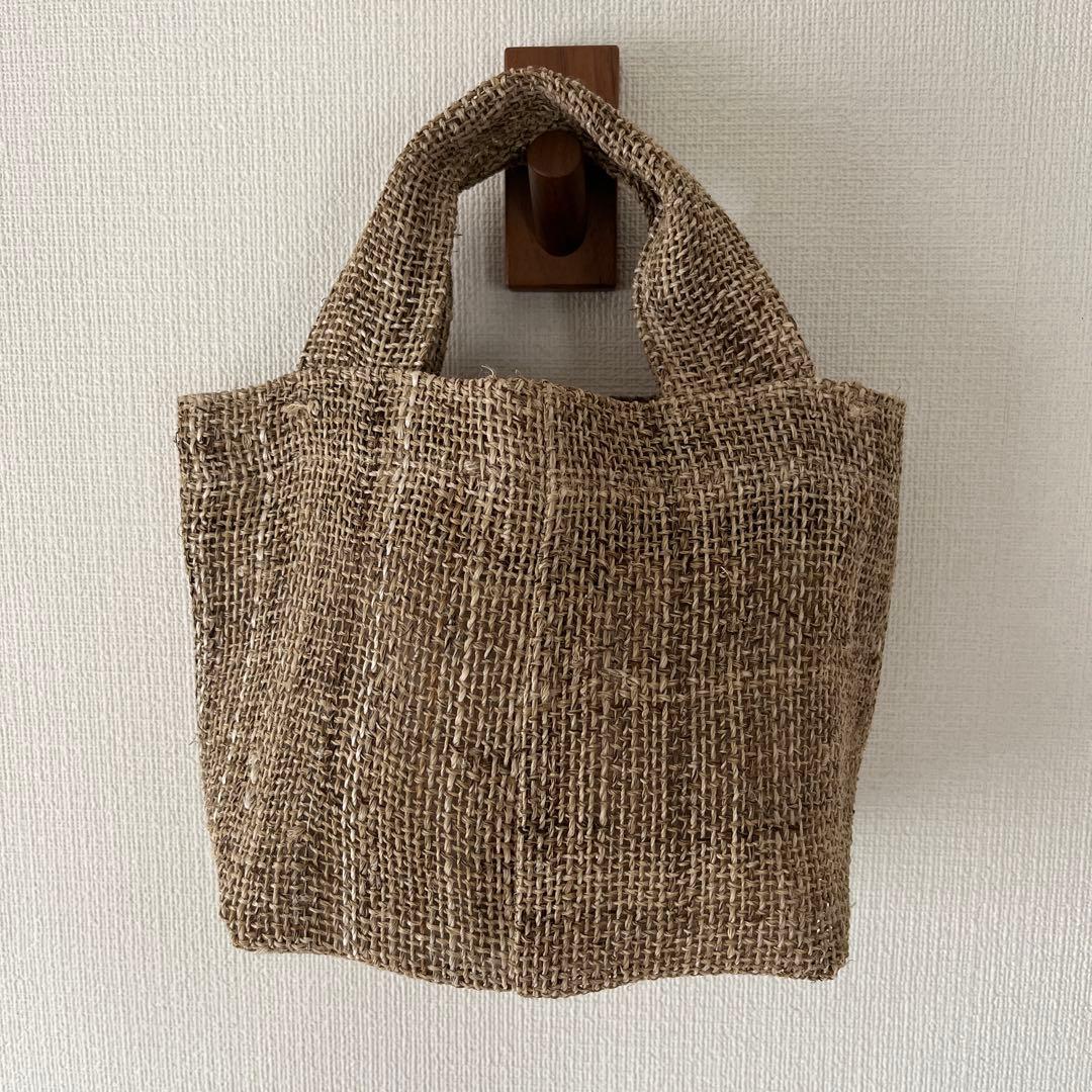 中川政七商店 手織り麻太糸のバッグ小 - メルカリ