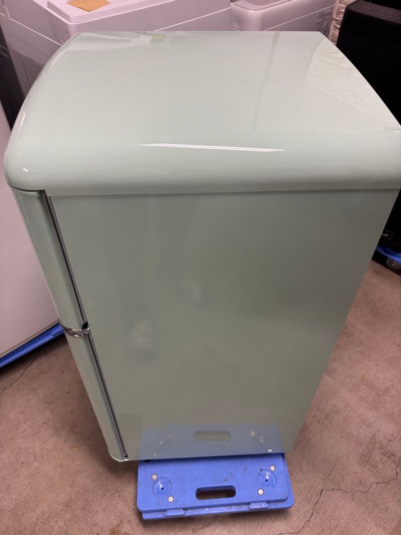 2024年製81 Lミントグリーン冷蔵庫アイリスオーヤマPRR-082D T IRIS OHYAMA