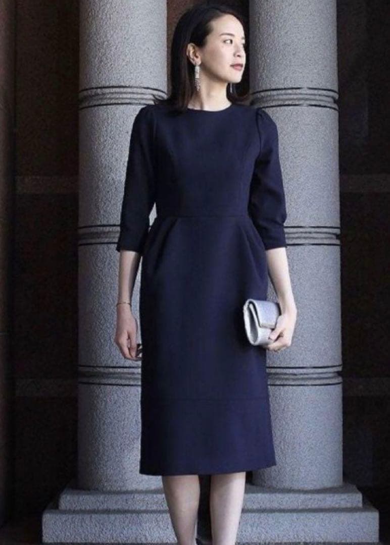 新品】CELFORD セミコクーン タックタイト ワンピース 卒入学 - メルカリ