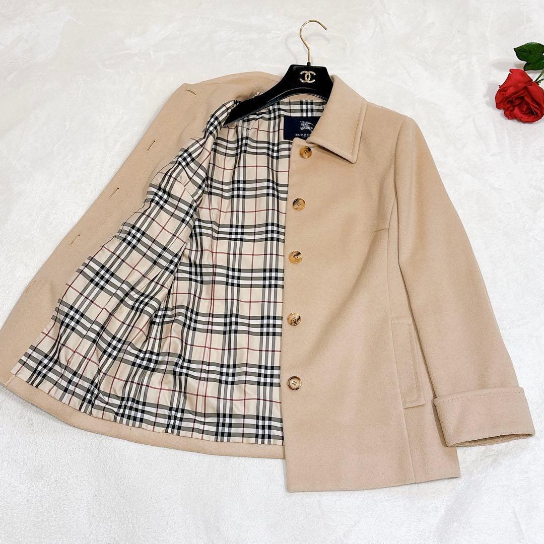 未使用✨ バーバリー ロンドン アンゴラ ステンカラーコート ノバ