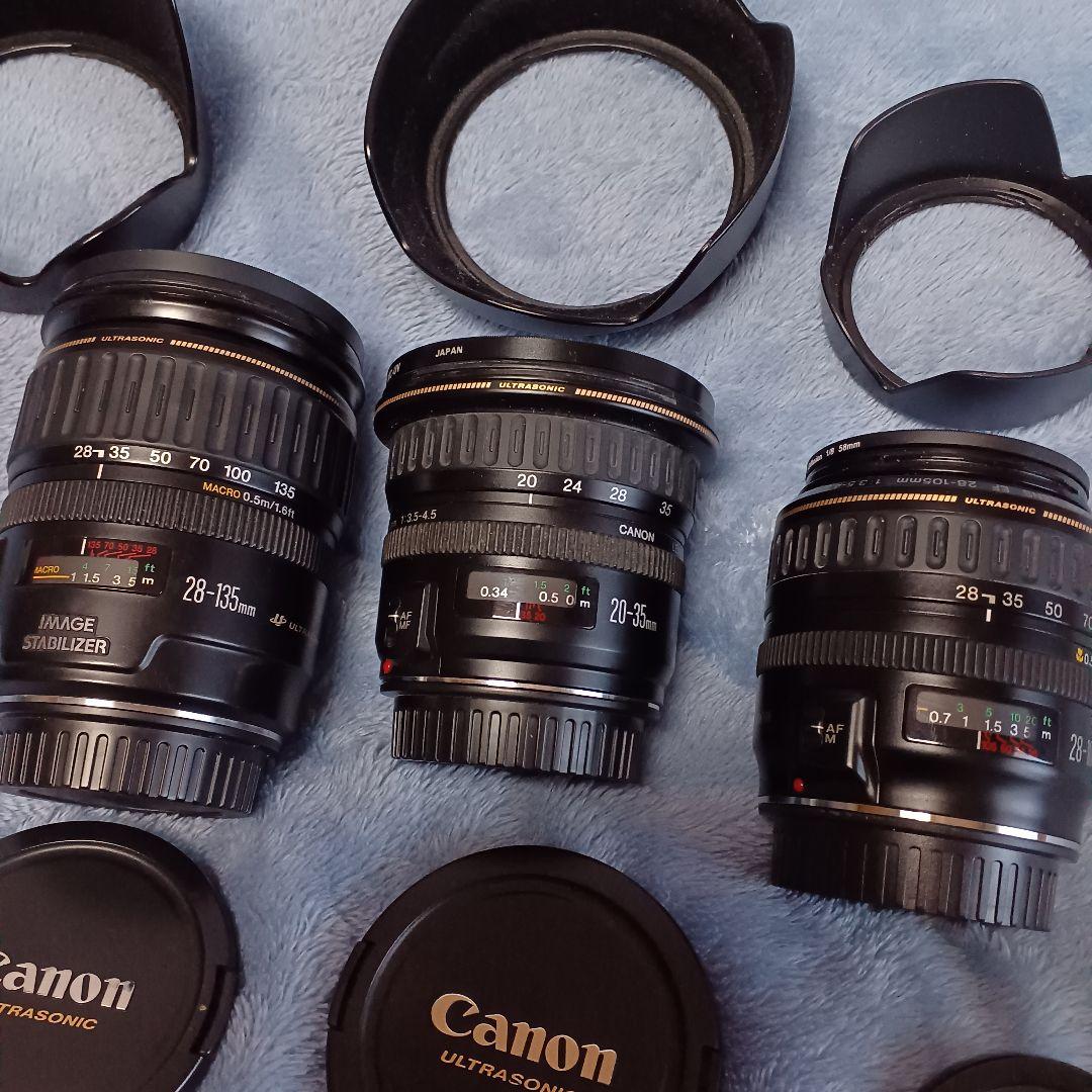 EF 28-135mm f/3.5-5.6 IS USM 他2本USMレンズ