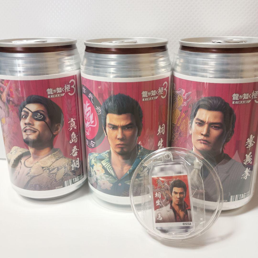 龍が如く サントリーコラボ缶のステッカー アクキー付き - メルカリ