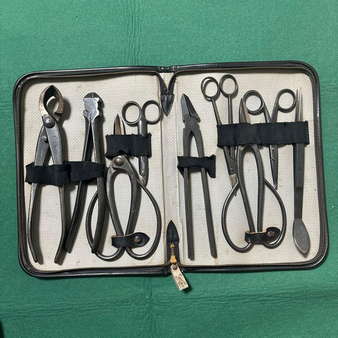 昌国　盆栽道具9点セット　盆栽道具 盆栽道具9点セット（昌国）：昌国作盆栽道具 販売通販／FROM JAPAN