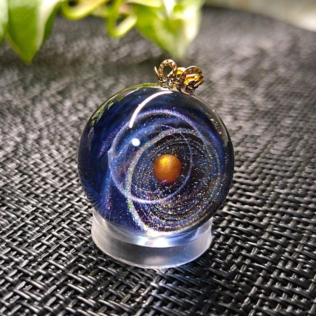 レジン宇宙玉184（24mm）：モリオン入り - メルカリ