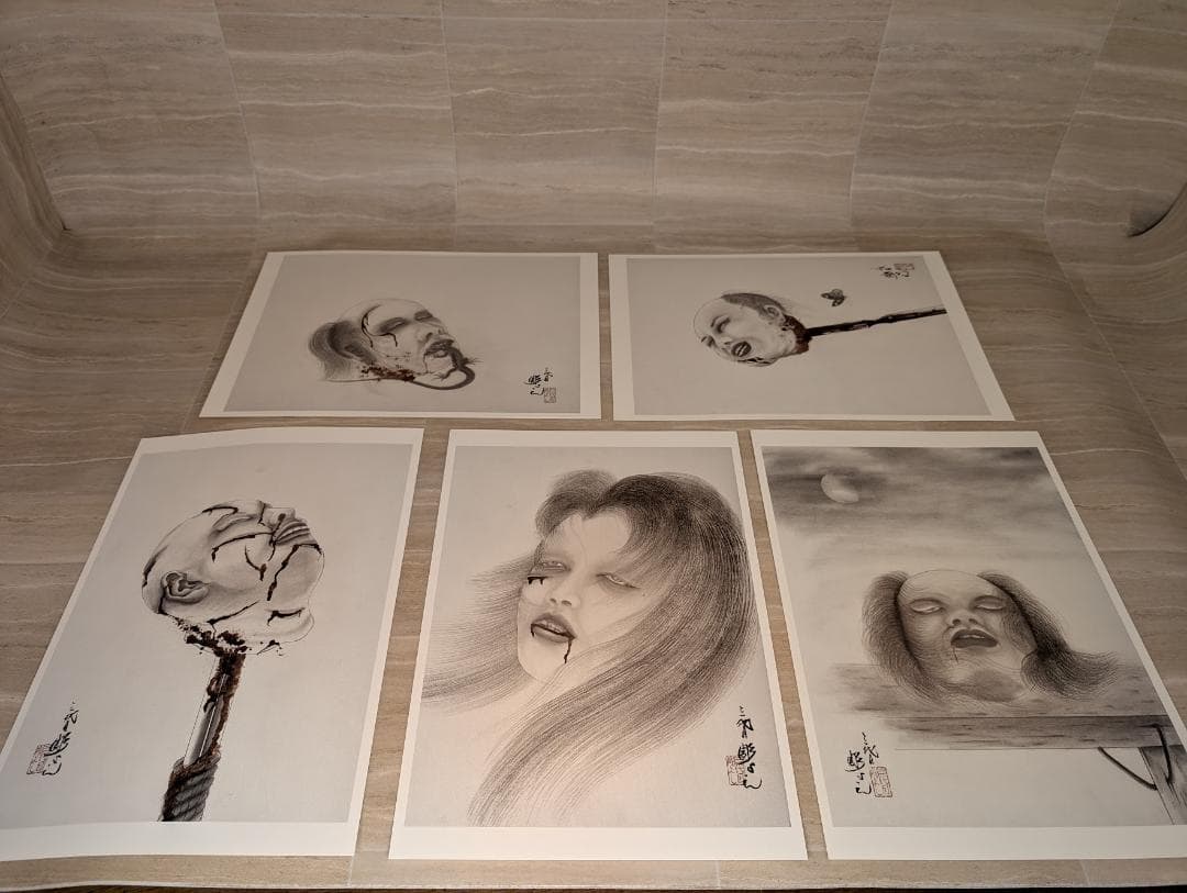 生首図聚 三代目彫よし 大型本 刺青作品集 tattoo 彫よし 超レア本