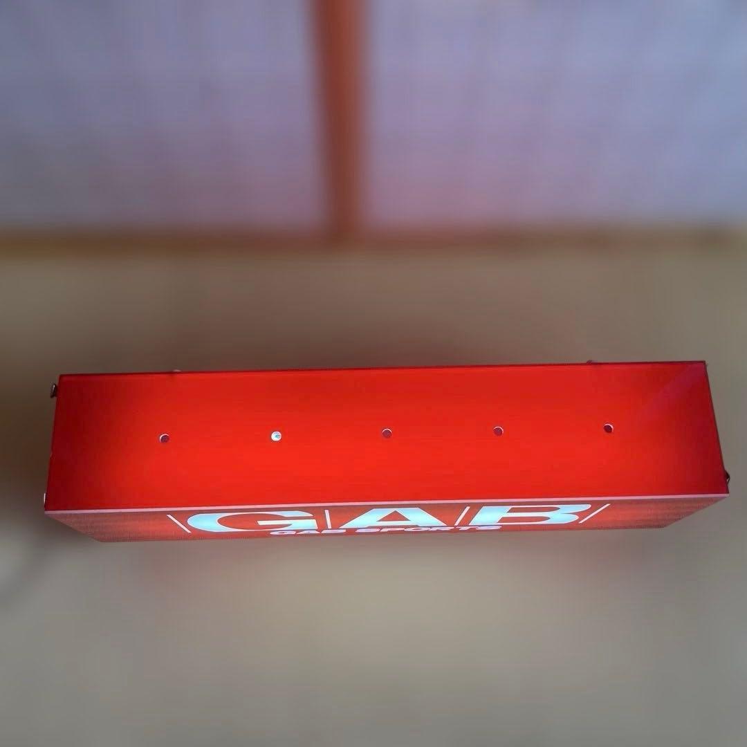 GAB サインボード（電飾看板） 赤 希少の通販はau PAY マーケット