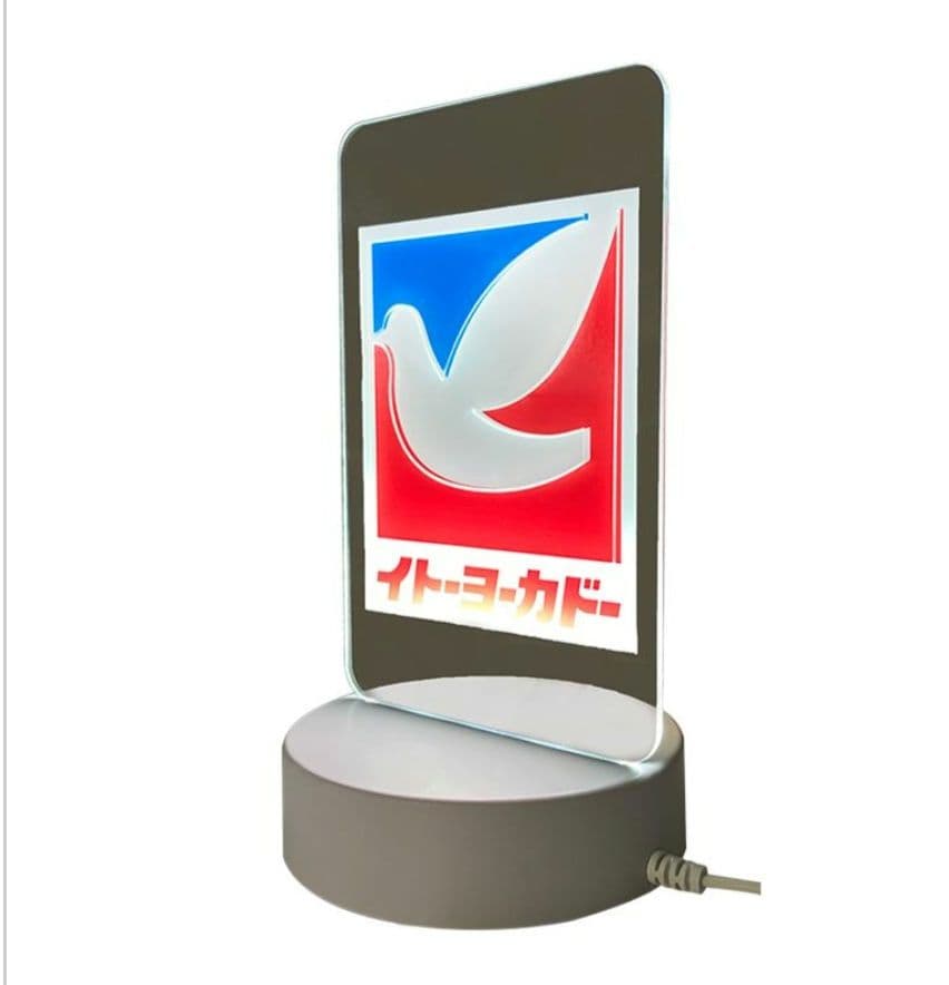 イトーヨーカドー 光る ハトロゴ スタンド ネオン 看板 風 ハト柄
