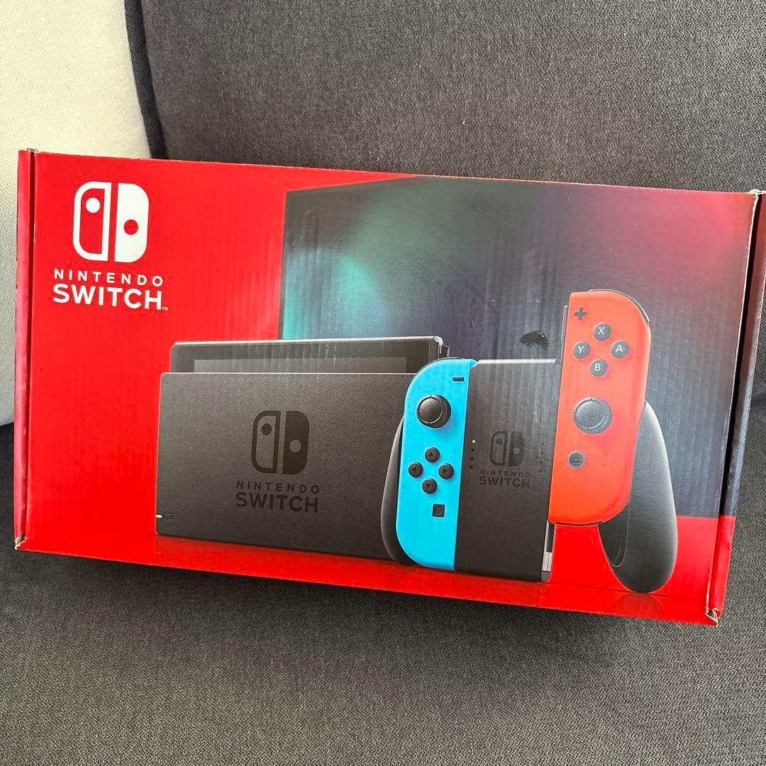 Nintendo Switch 本体 ネオンブルー・レッド　ケース・スタンド付！ Nintendo Switch ネオンブルー・ネオンレッド 任天堂 ゲーム機 本体