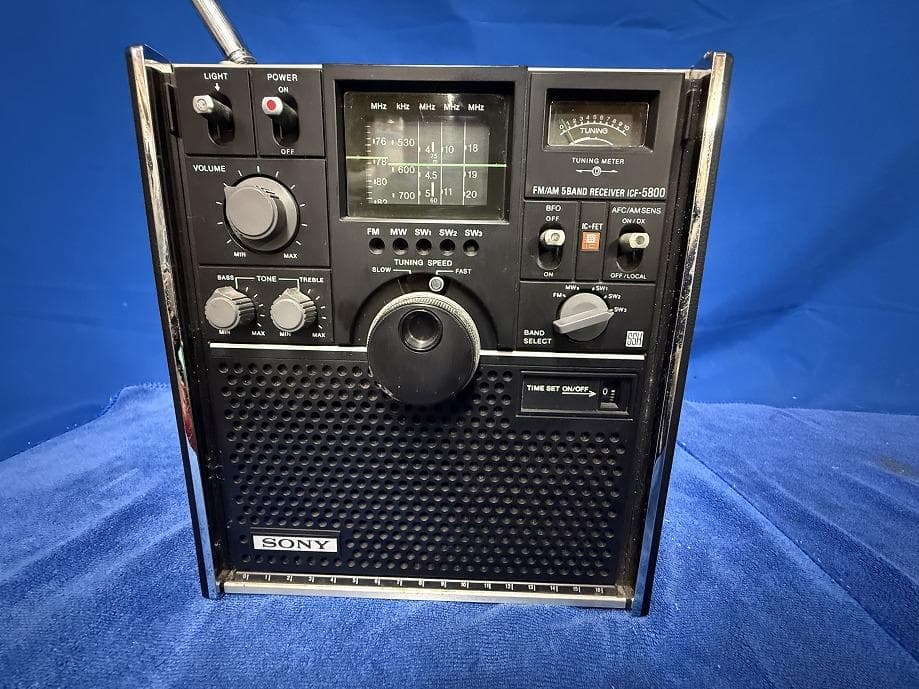 SONY IC-5800 FM/AMラジオ受信機 動作確認動画有り SONY IC-5800 FM/AMラジオ受信機 動作確認動画有り SONY IC-5800 FM/