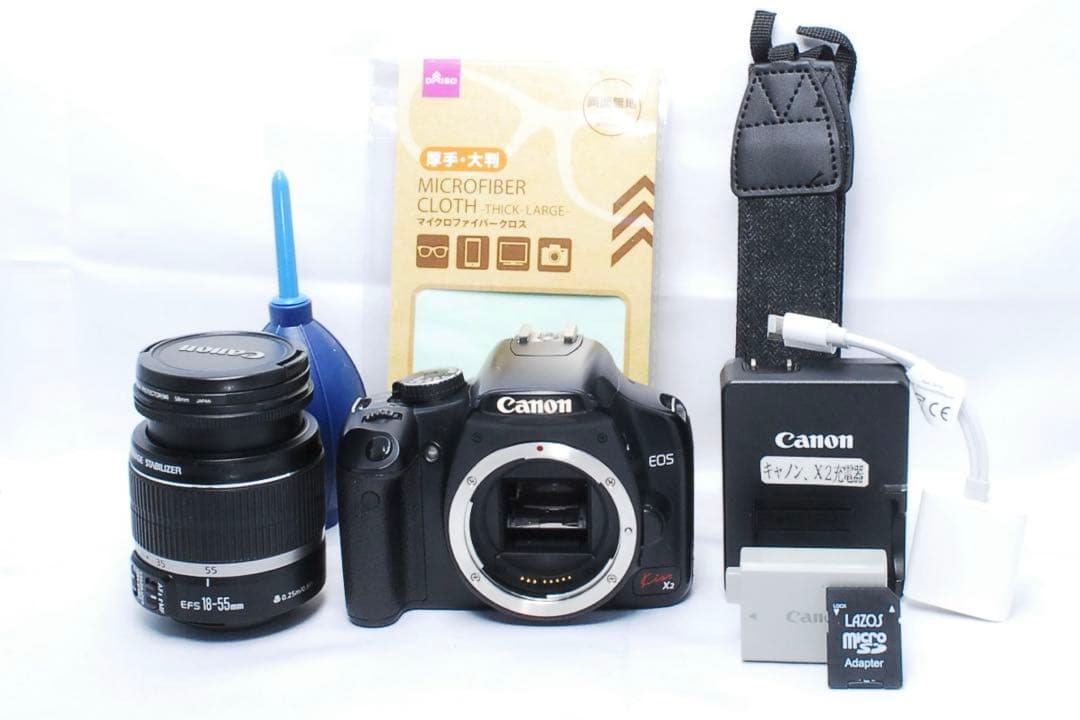 スマホ転送可❤️Canon kiss X2 シングルレンズセットEF28-80mm - メルカリ