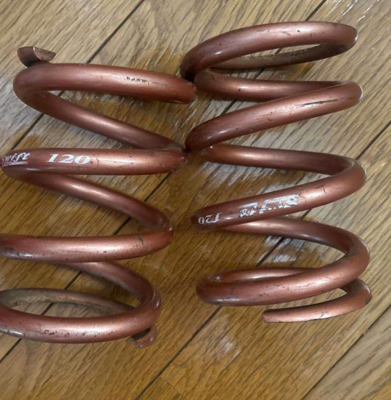 Swift スウィフト 直巻き スプリング ID65mm 127mm 12K 直巻スプリング 2本セット スイフト 直巻レーシングサスペンション