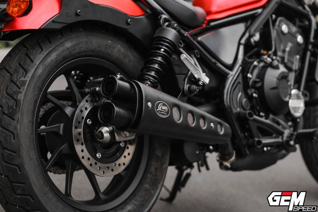 レブル250-500用 マフラー gem speed製 スペシャルタイプ - メルカリ