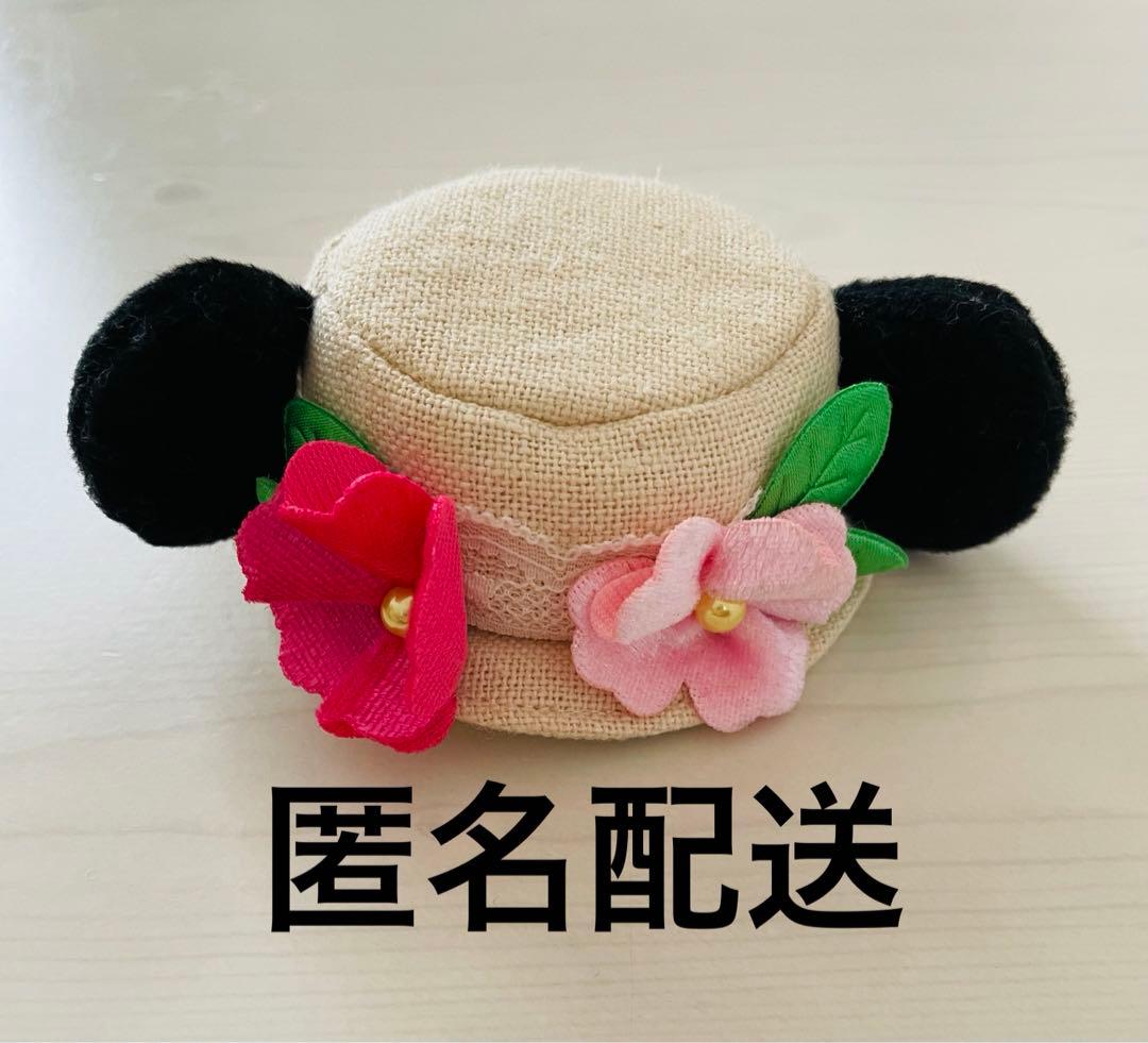 ディズニー ファンキャップ ヘアピン 帽子 ミニーマウス パッチン