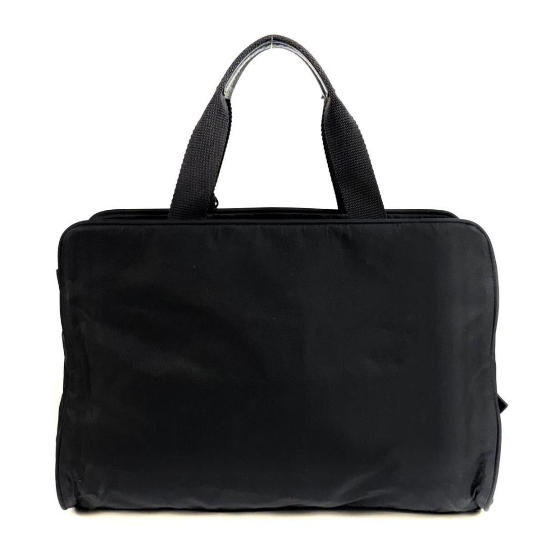 美品】 PRADA テスーナイロン ビジネスバッグ イタリア製 カデナ付