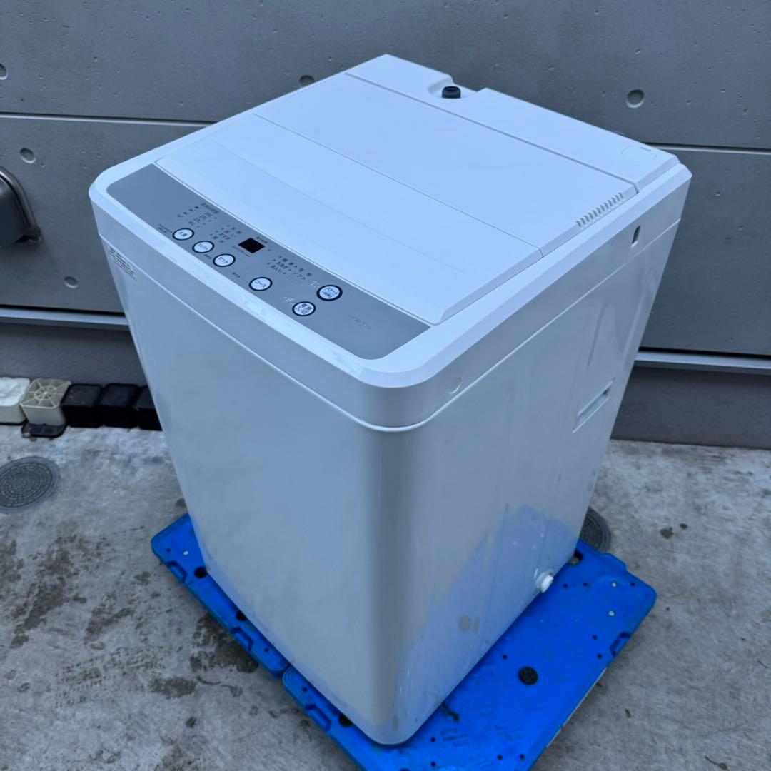 209⭐️2025年製☆ほぼ新品☆ヨドバシ 洗濯機 7KG ホワイト 一人暮らし