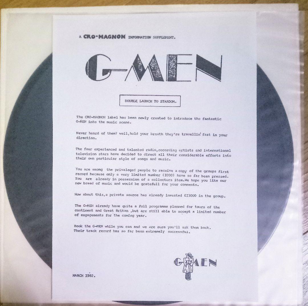 G-MEN - DARK TRAIN (12'EP Vinyl )