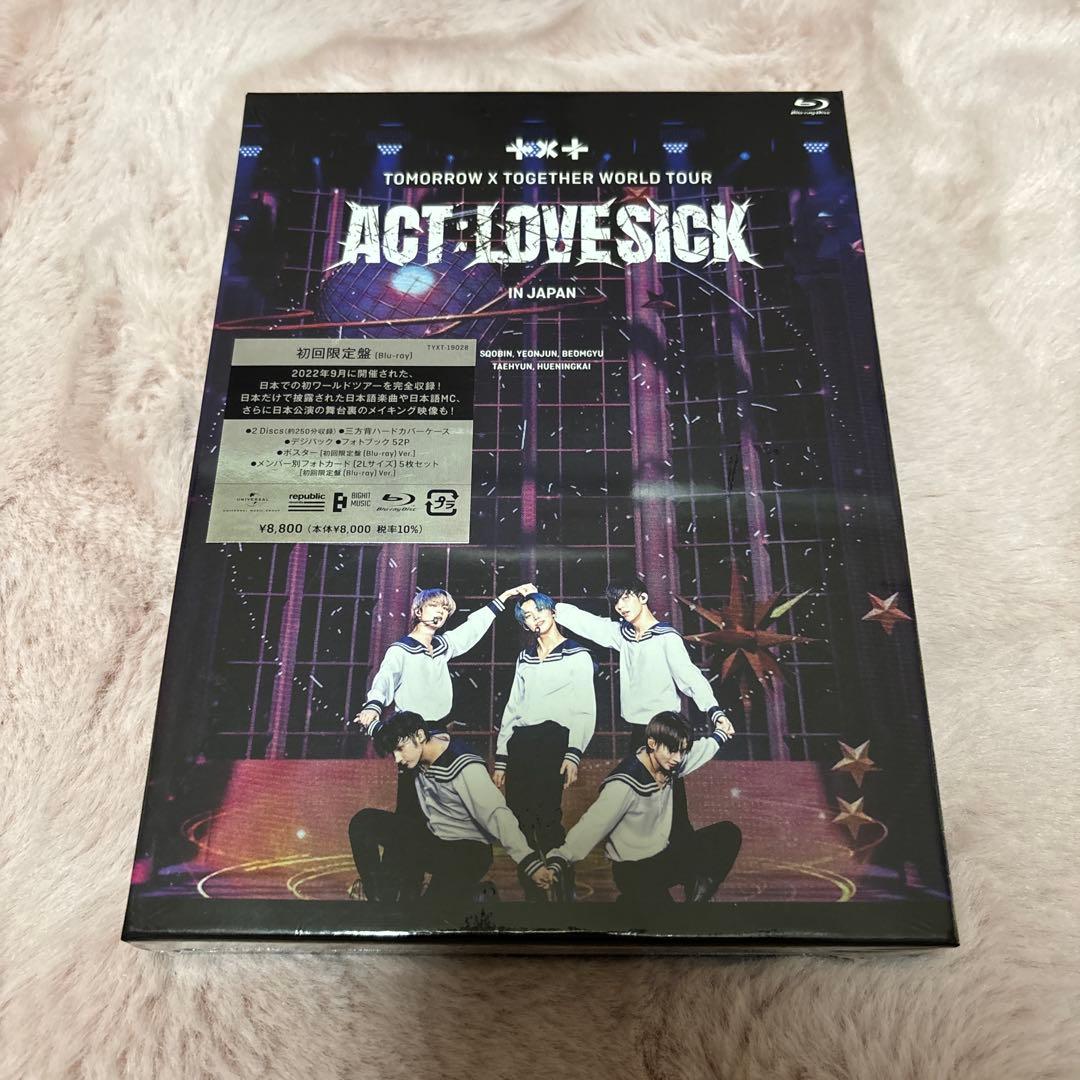 TXT ACT:LOVE SICK IN JAPAN 初回限定盤　新品未開封 ACT : LOVE SICK＞ IN JAPAN 【初回限定盤】(2DVD) : TOMORROW X