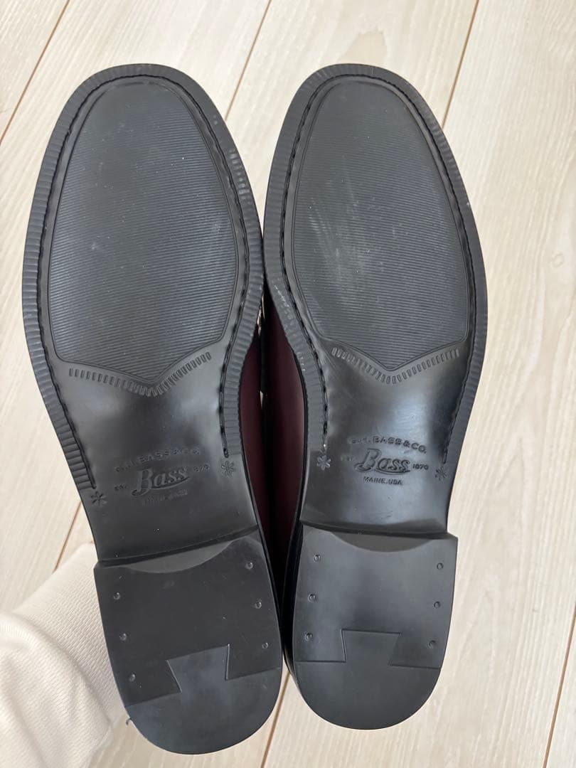 G.H.BASS morles 26.5cm ローファー　バーガンディ