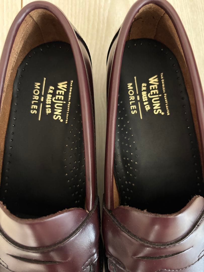 G.H.BASS morles 26.5cm ローファー　バーガンディ