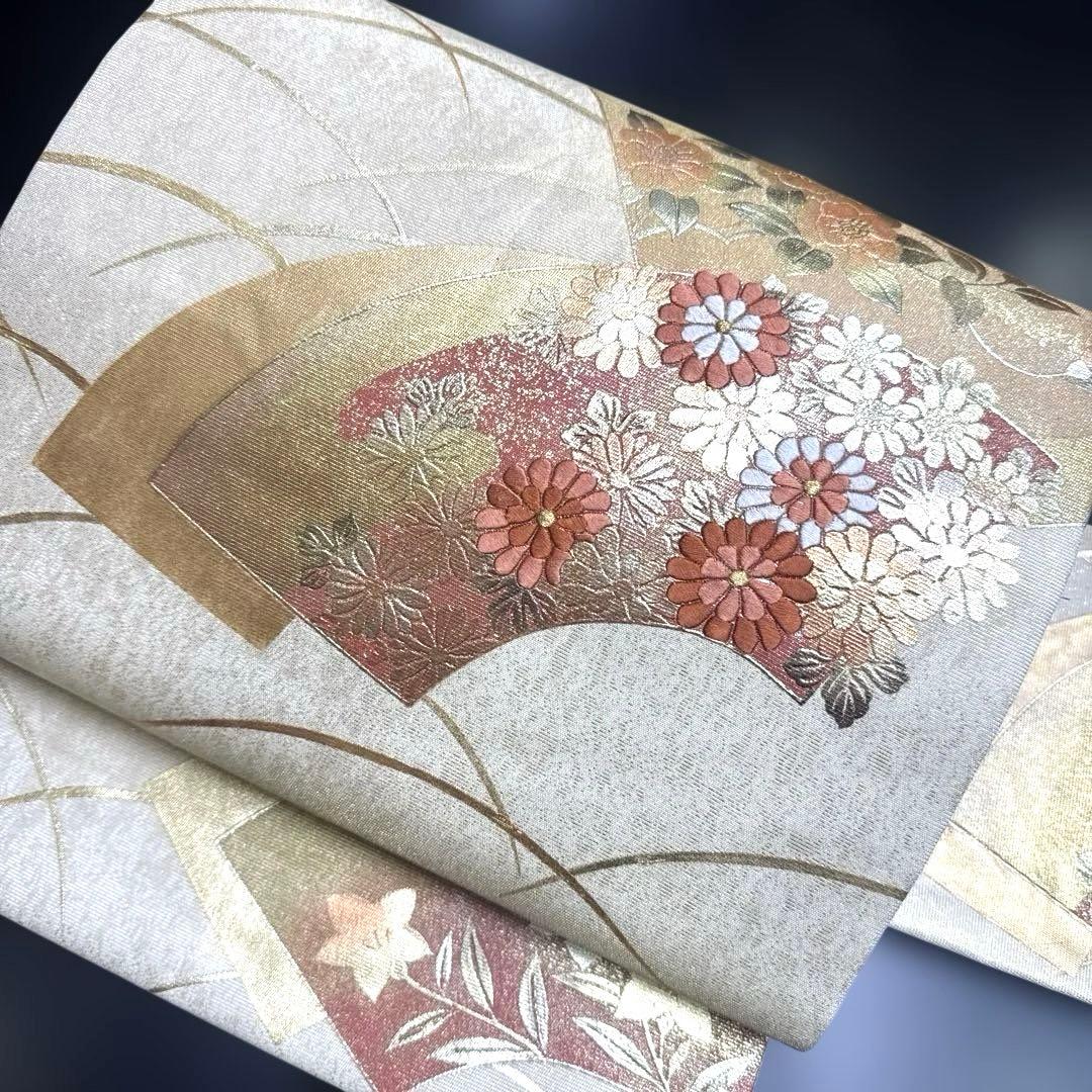 2-47 名古屋帯 九寸 美品 正絹 着物 名古屋仕立て - メルカリ