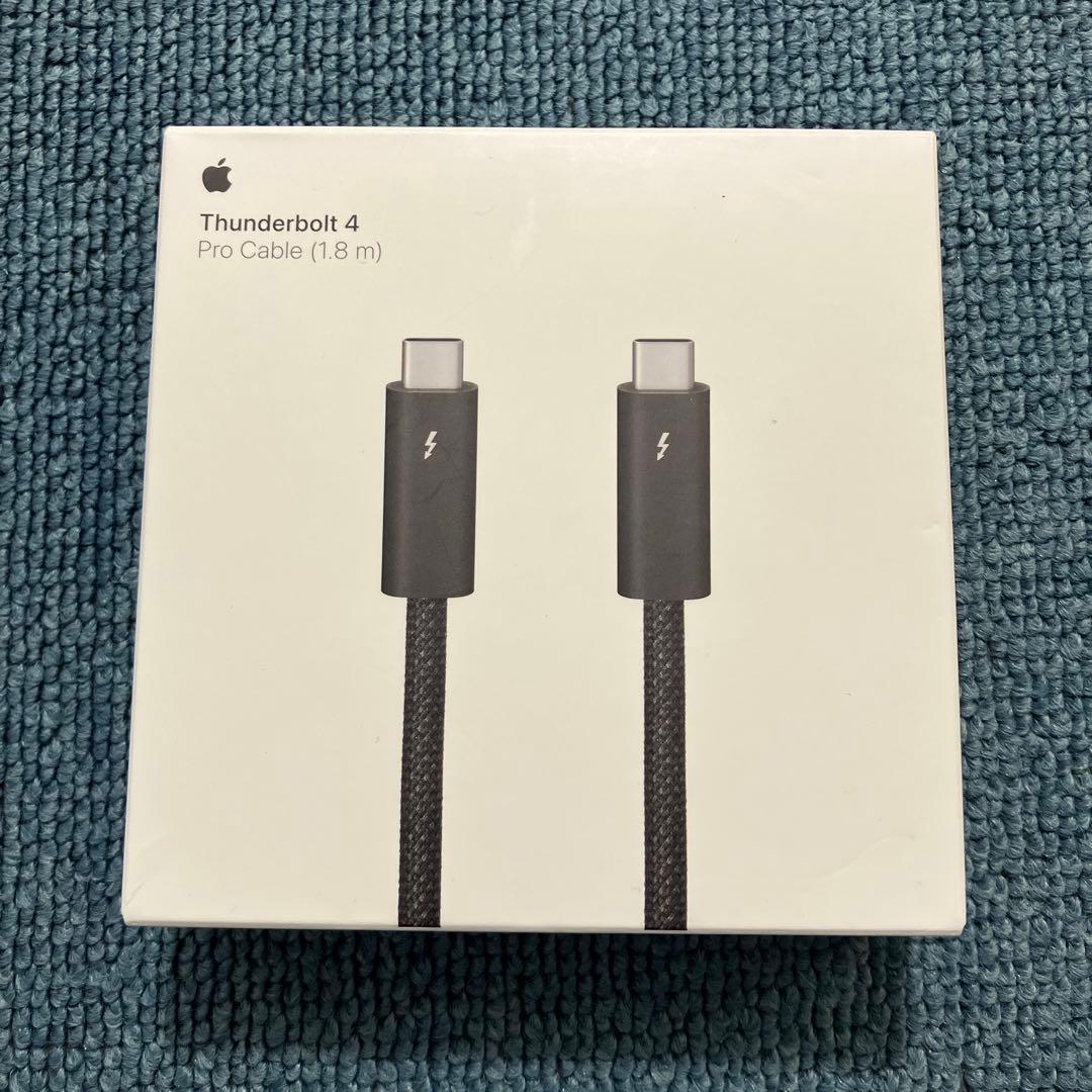 PCケーブル・コネクタ Thunderbolt 4 Pro Cable (1.8 m) Thunderbolt 4 (USB-C) Pro Cable (1.8 m) - Apple