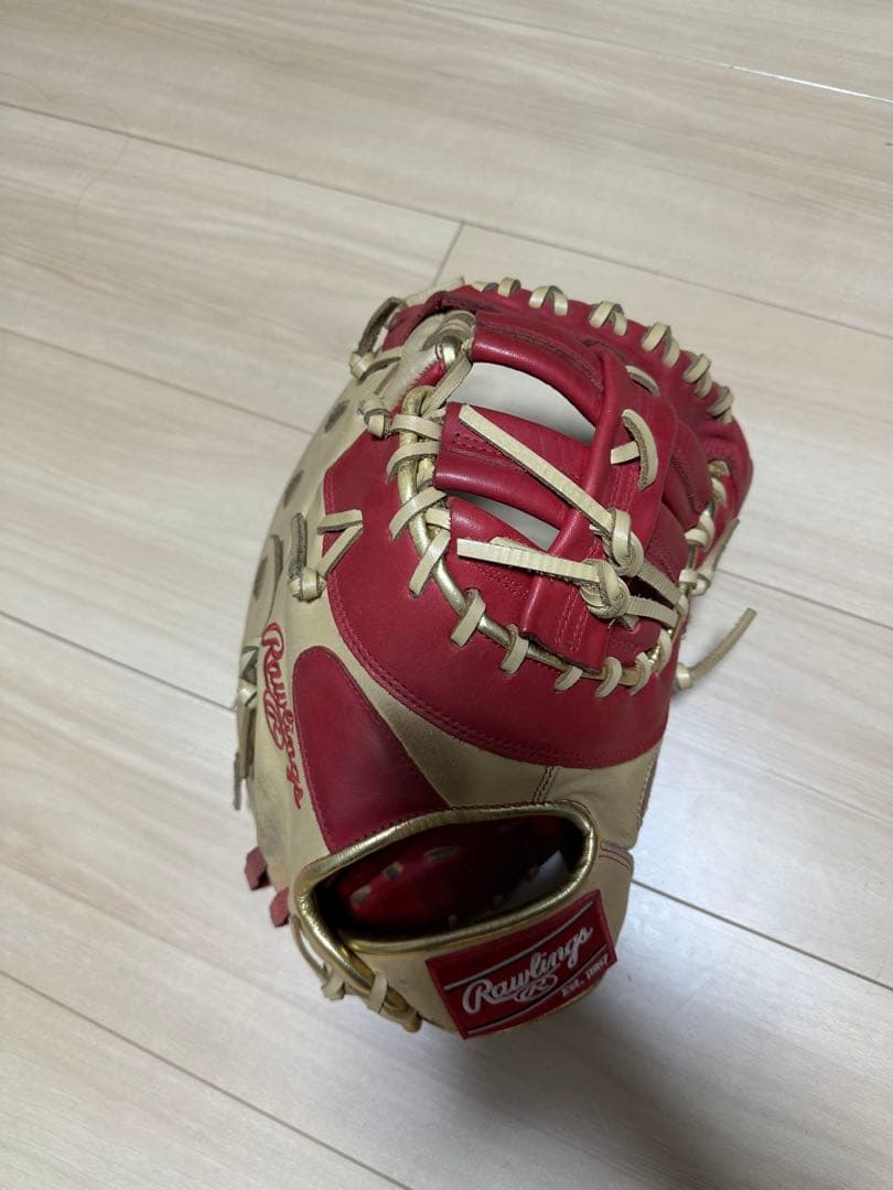Rawlings 軟式グローブ レッド/ベージュ