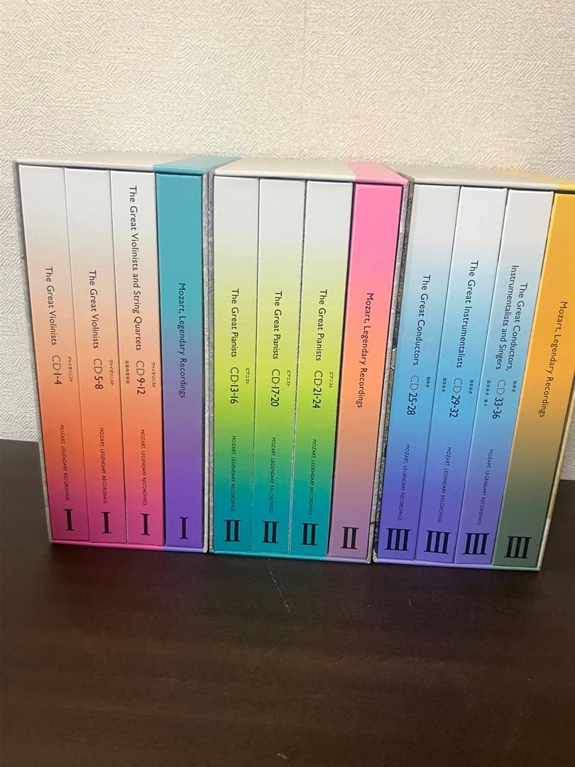 モーツァルト 伝説の録音 I・II・III CD全36枚 ほぼ新品 - メルカリ