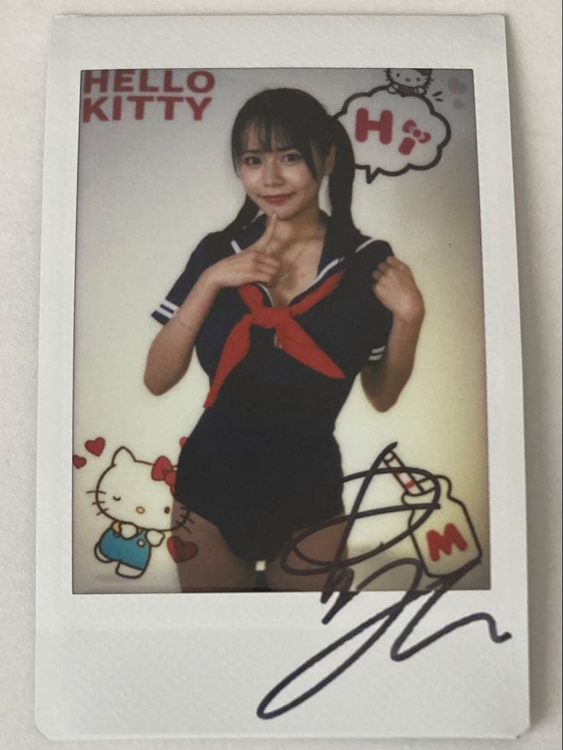 【田野憂】直筆サイン入り衣装&直筆サイン入りチェキ 2枚