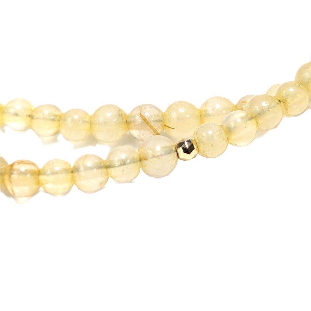 開運×高級感】K18×ゴールドルチル 3WAYアクセサリー 幸せを引き寄せる石