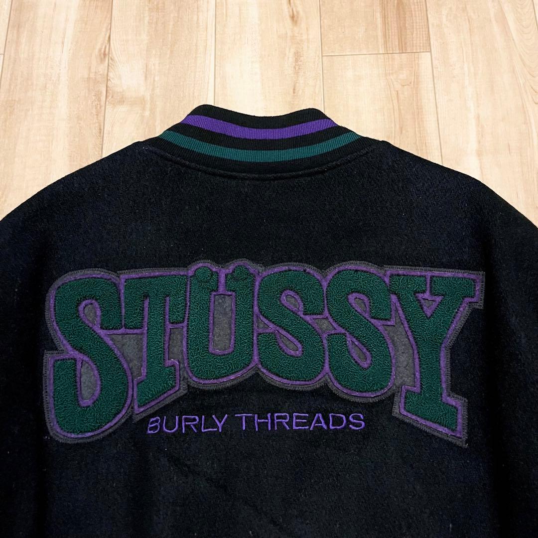 激レア！1980's OLD STUSSY “BURLY THREADS”JKT - メルカリ