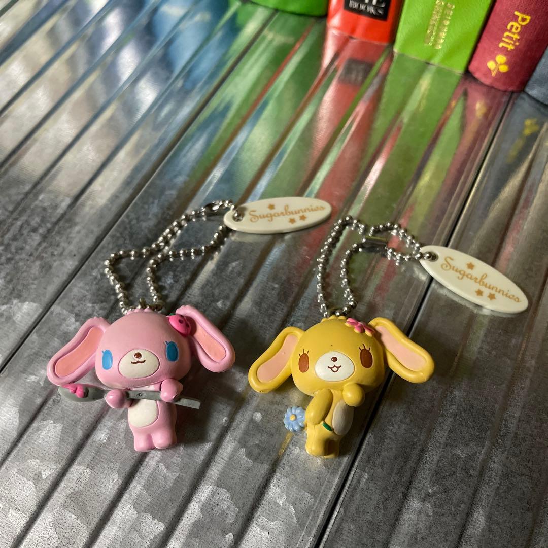 シュガーバニーズ なかよしフィギュアマスコット2 ストロベリーうさ&は