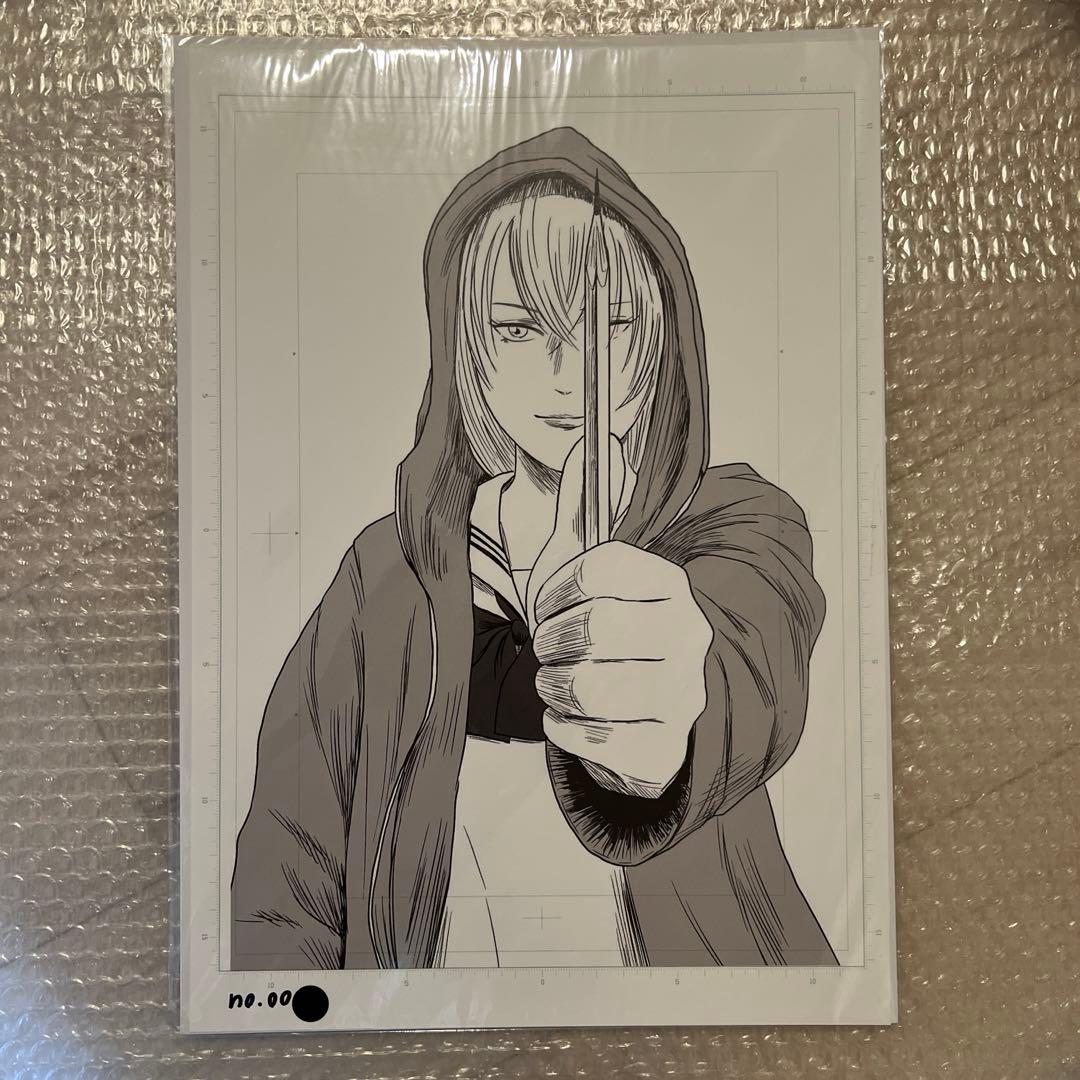 左ききのエレン クラウドファンディング 直筆サイン入り 複製原画 光一