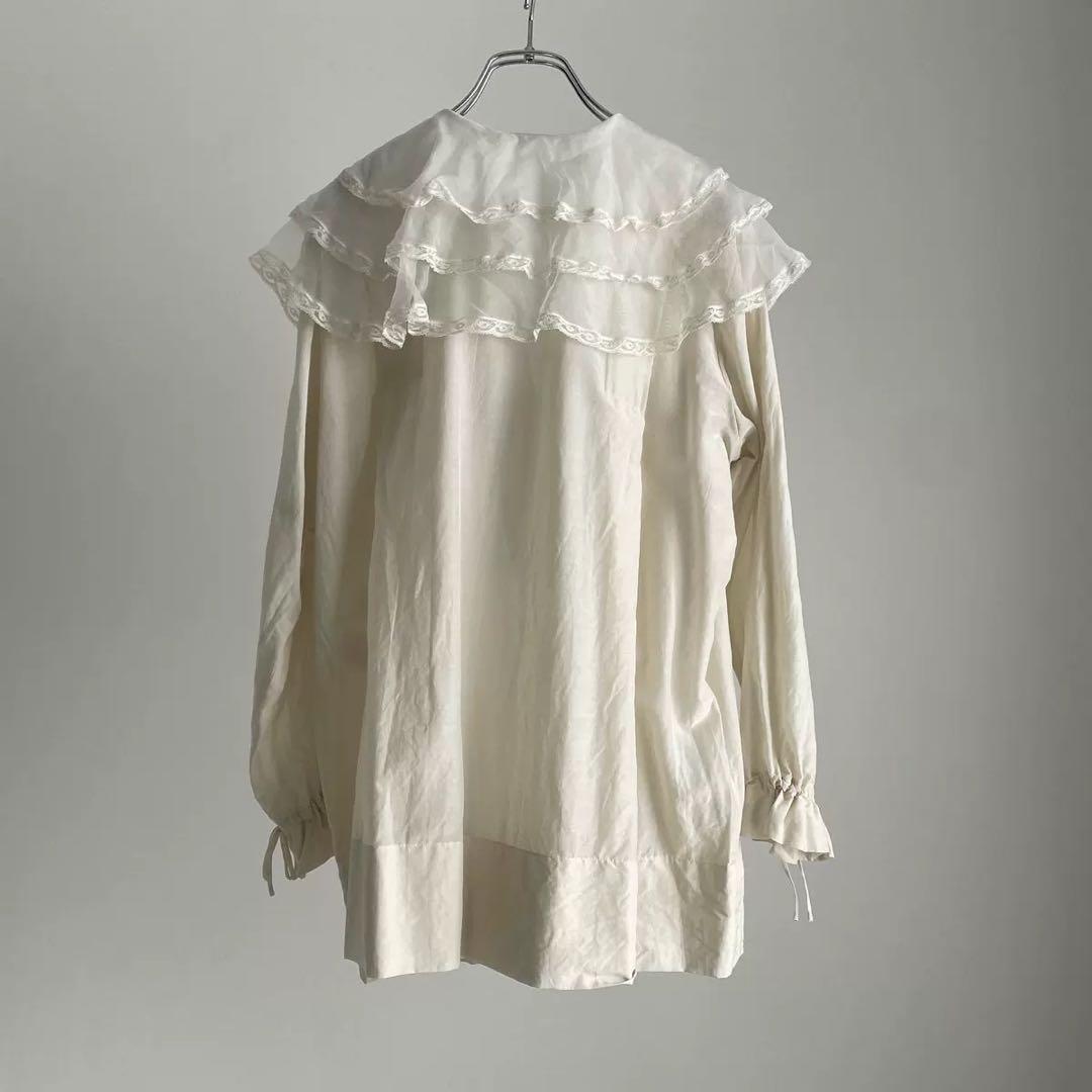 TOWAVASE トワヴァーズ Leavers ブラウス IVORY - トップスオンライン