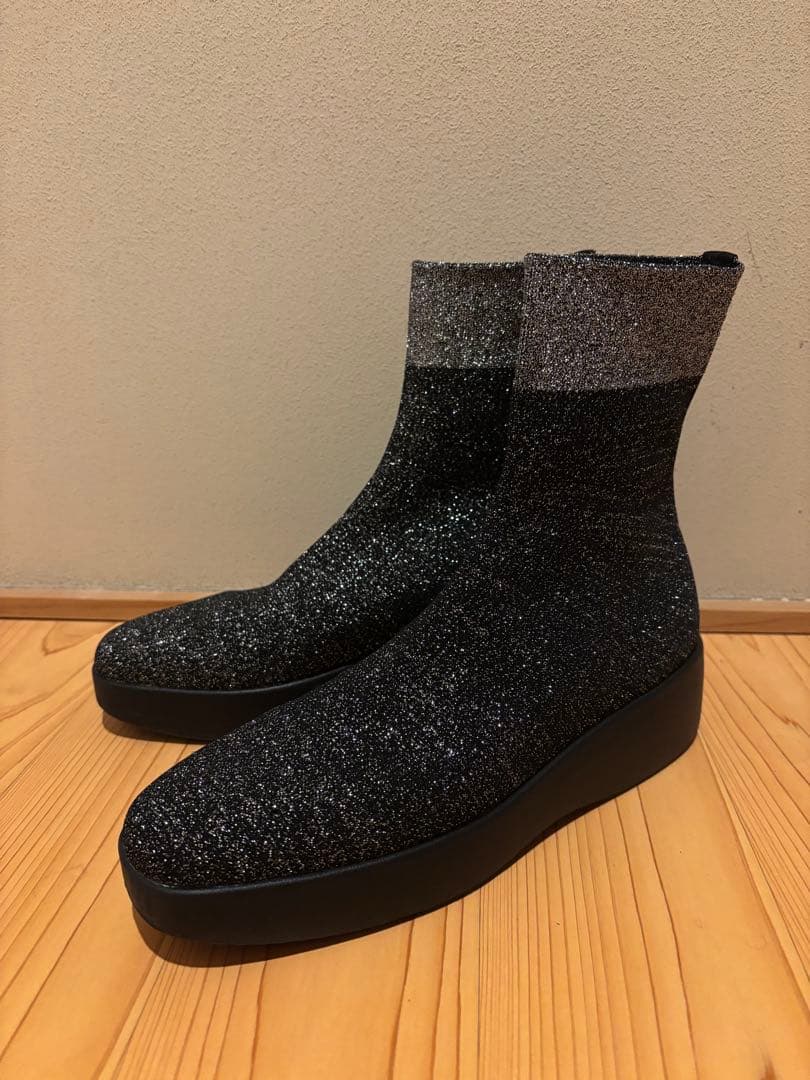 美品 steppi ブーツ サイズ6H 24.5 ストレッチ - メルカリ