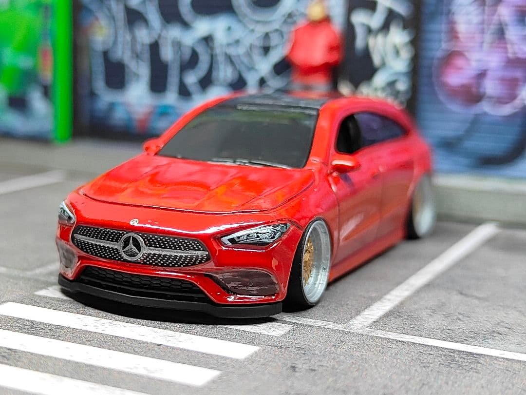 マッチボックス メルセデスベンツ CLA 深リム ホットウィール トミカ