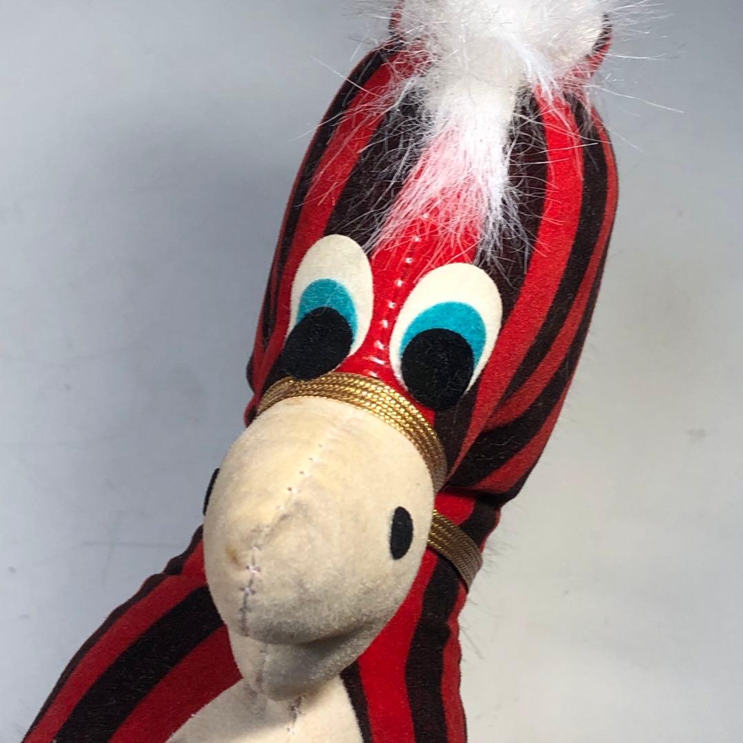 昭和レトロ 馬 ぬいぐるみ アンティーク雑貨 - メルカリ