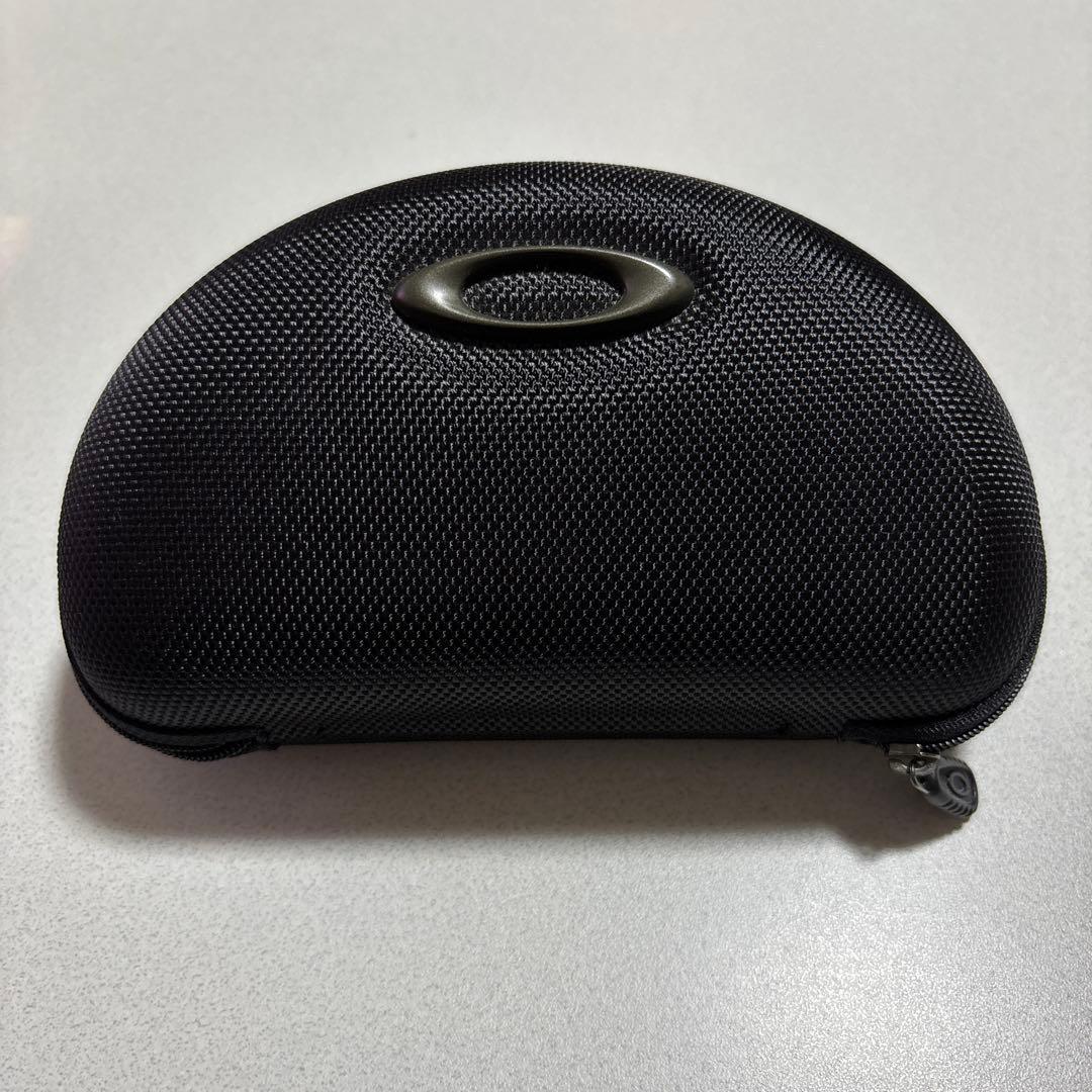 Oakley スポーツメガネ ホワイトフレーム 赤レンズ ケース付き