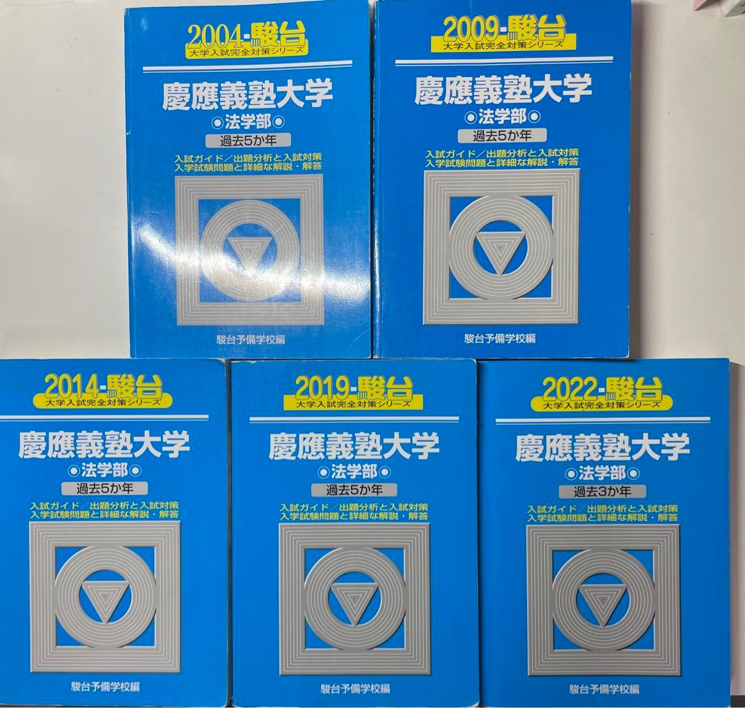 1999-2021 慶應 慶應義塾大学 法学部 青本 赤本 過去問