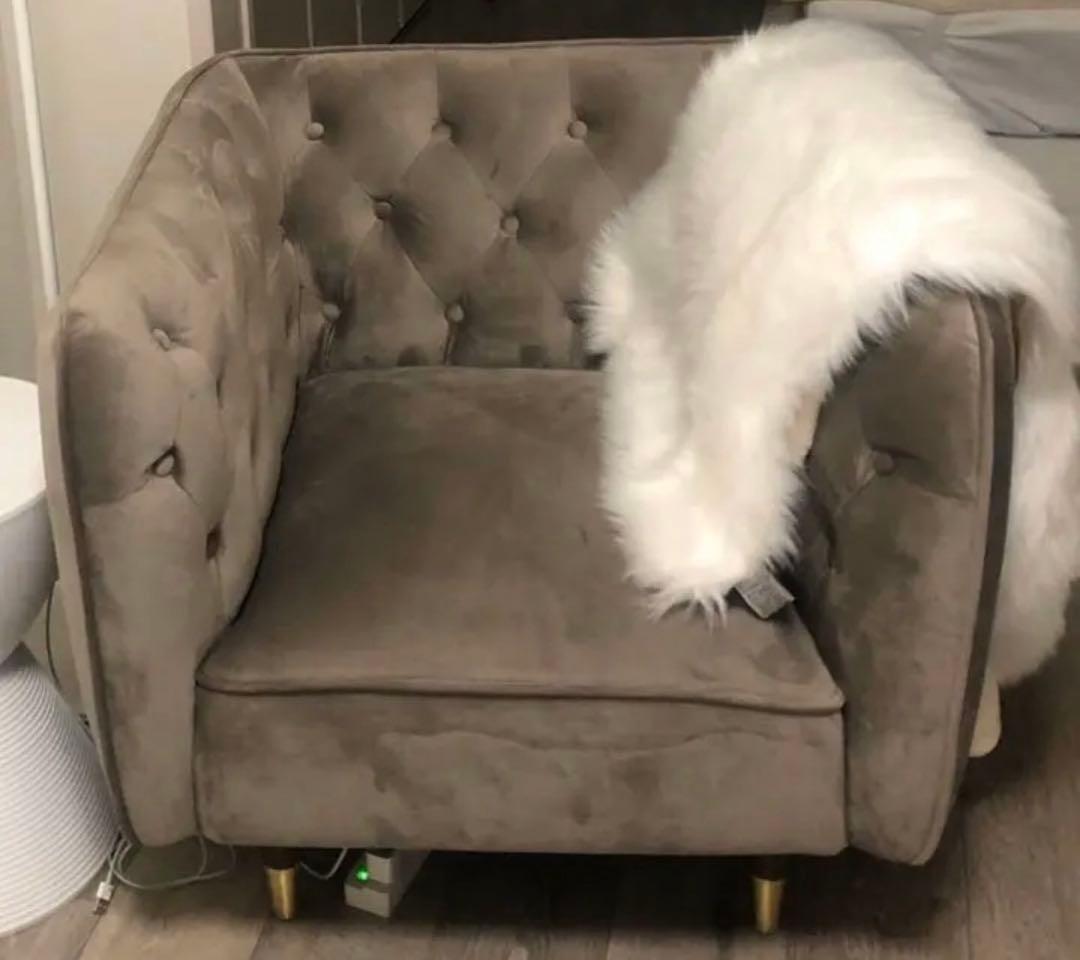 LOWYA 1人掛けソファ グレー Amazon｜LOWYA ロウヤ ソファ 1人掛け リビングソファ 一人暮らし