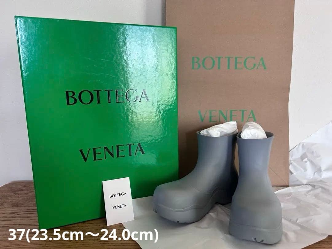 【美品】BOTTEGA VENETA パドル ショートブーツ　37 BOTTEGA VENETA - ボッテガヴェネタ BOTTEGA VENETA パドルブーツ